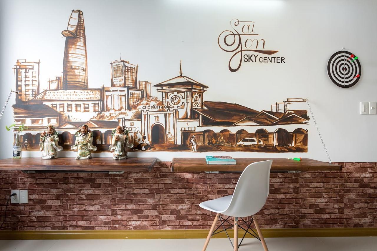 Sky Center Hostel Ho Şi Min Dış mekan fotoğraf