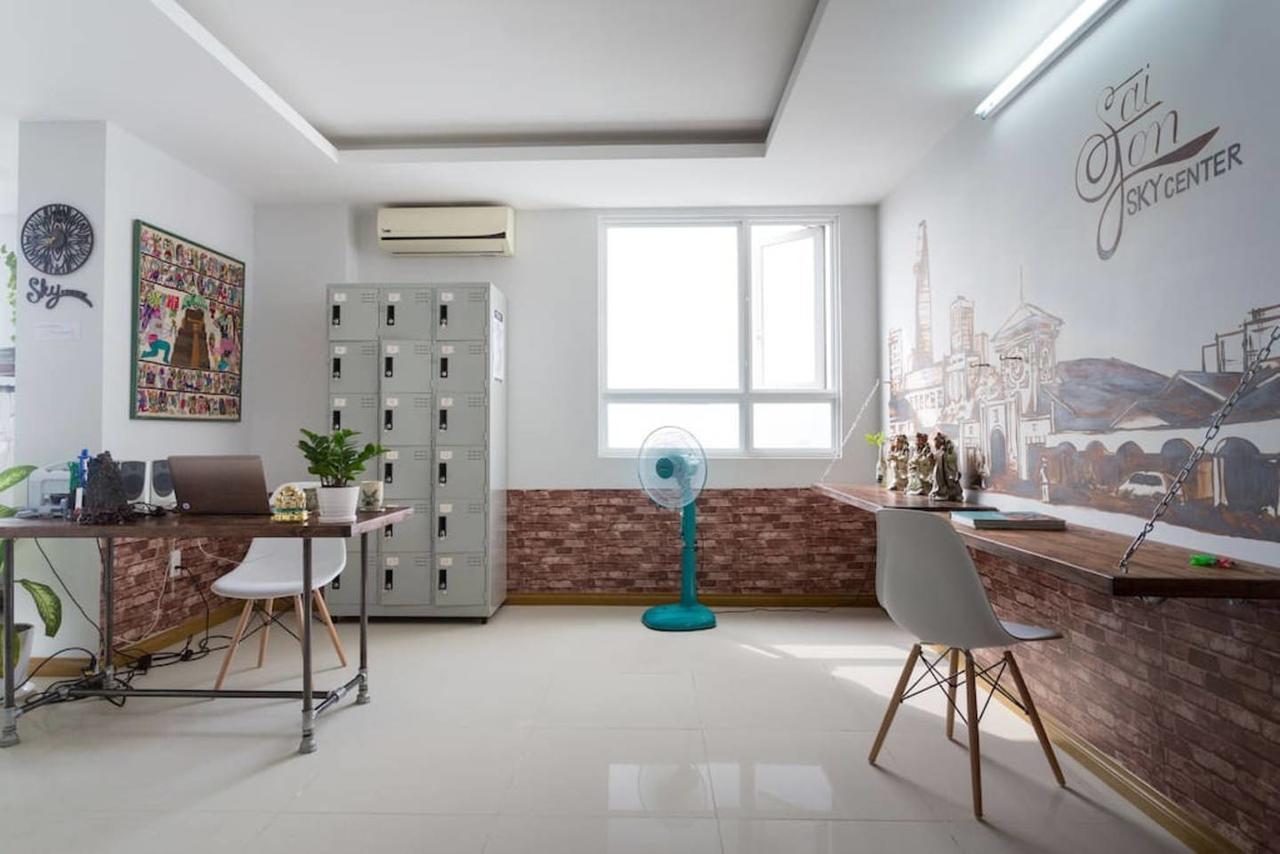 Sky Center Hostel Ho Şi Min Dış mekan fotoğraf